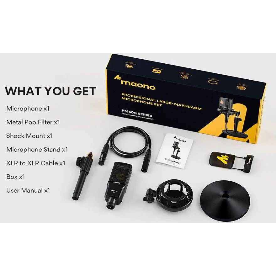 Maono - All-In-One Maonocaster Audio Interface With XLR Condenser Microphone - Image 3