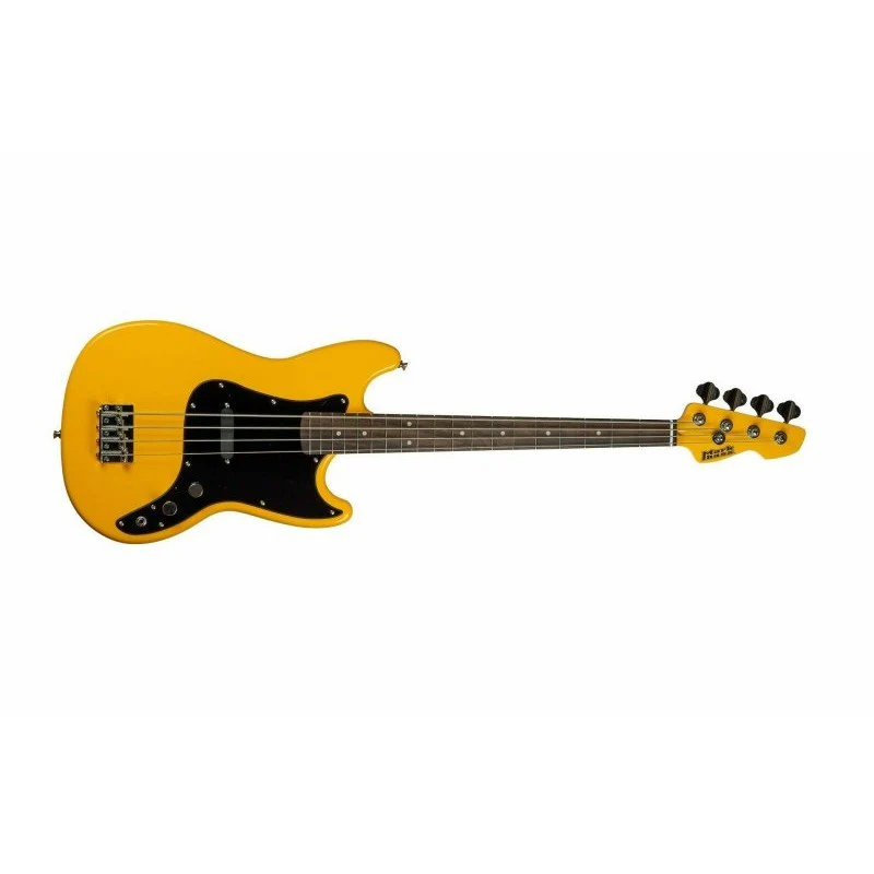 Markbass - M-Master-Style 4-String 30"-Scale Electric Bass Guitar with Gig Bag - Yellow - MB-YELLOW-LITTLE-BASS
