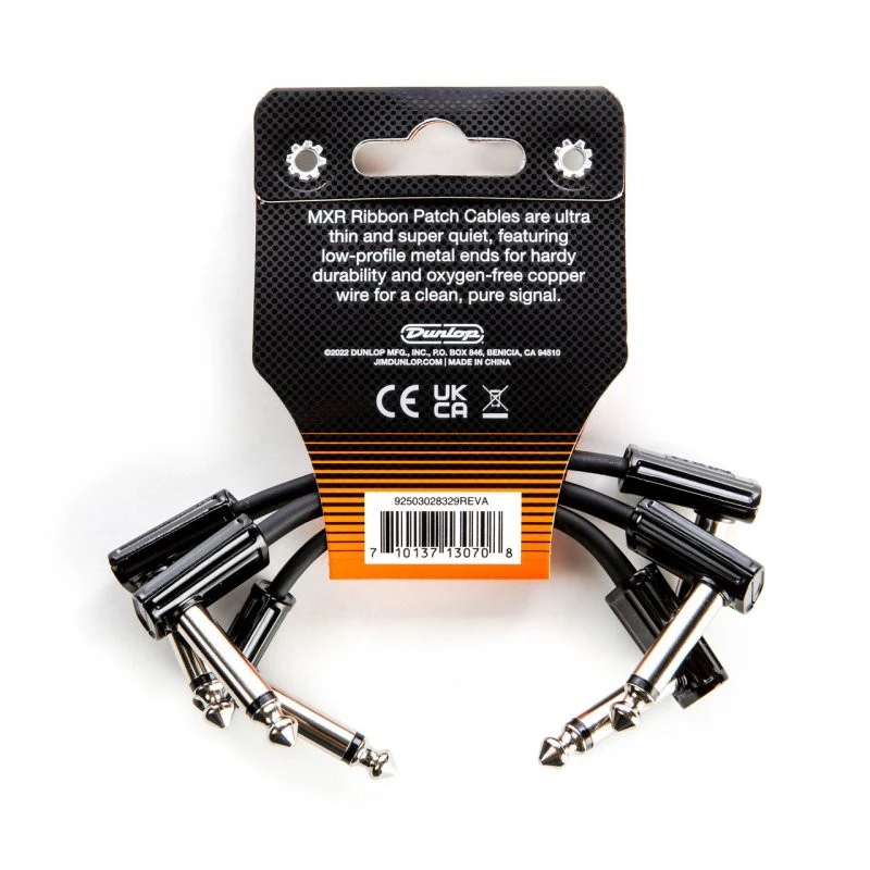 MXR - 3" Ribbon Patch Cable (3 Pack) - 3PDCPR03 - Image 2