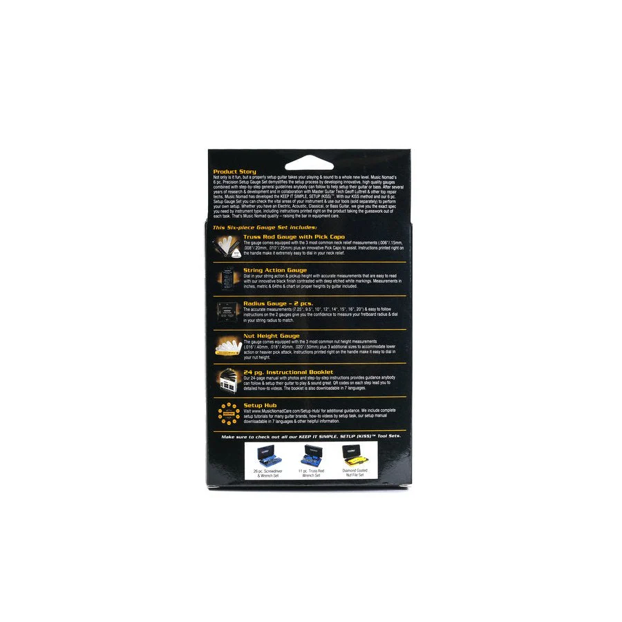 MusicNomad - Precision Setup Gauge Set - 6 pc.  - MN604 - Image 7