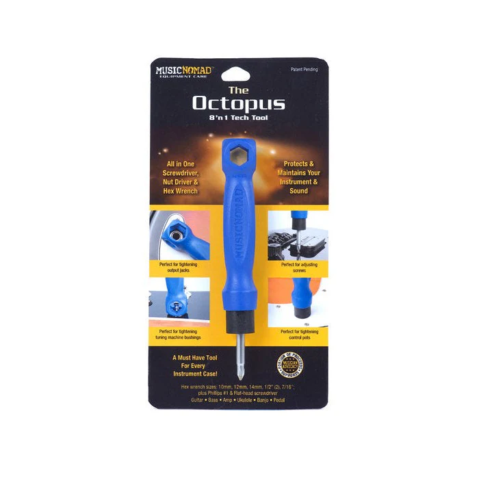 MusicNomad - The Octopus 8 'n 1 Tech Tool  - MN227 - Image 3