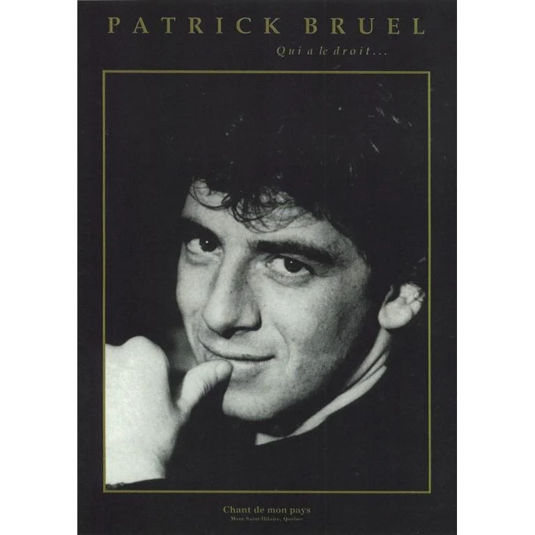 Patrick Bruel - Qui a le droit … - Piano, Voix et Accords Guitare