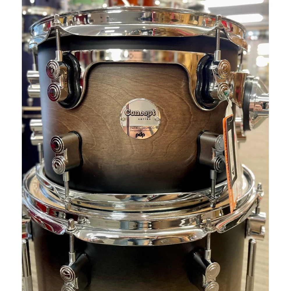 PDP - Concept Maple 3-Piece Shell Pack Charcoal Burst Lacquer PDCM18BPSCB - Image 2