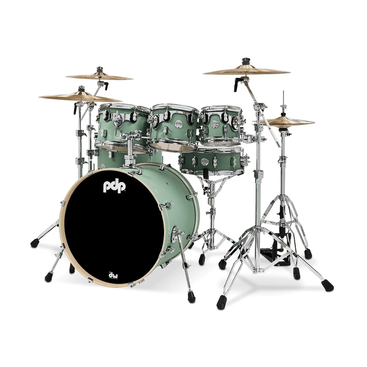 PDP - Concept Maple 7-Piece Shell Pack Satin Seafoam PDCM2217SF - Image 3
