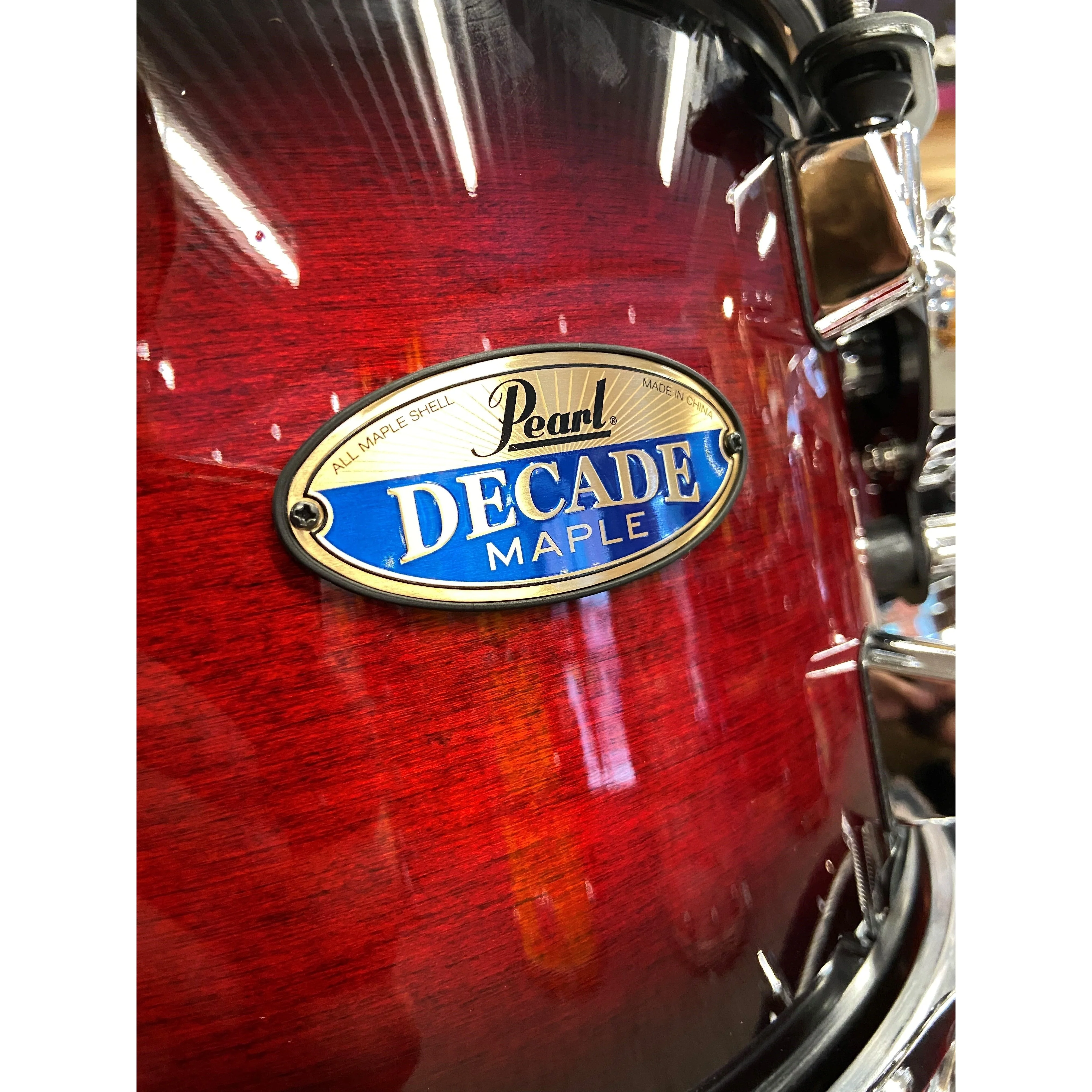 Pearl - Decade Maple 5-Piece Shell Kit Gloss Deep Red Burst DMP925SPC261 - Image 3