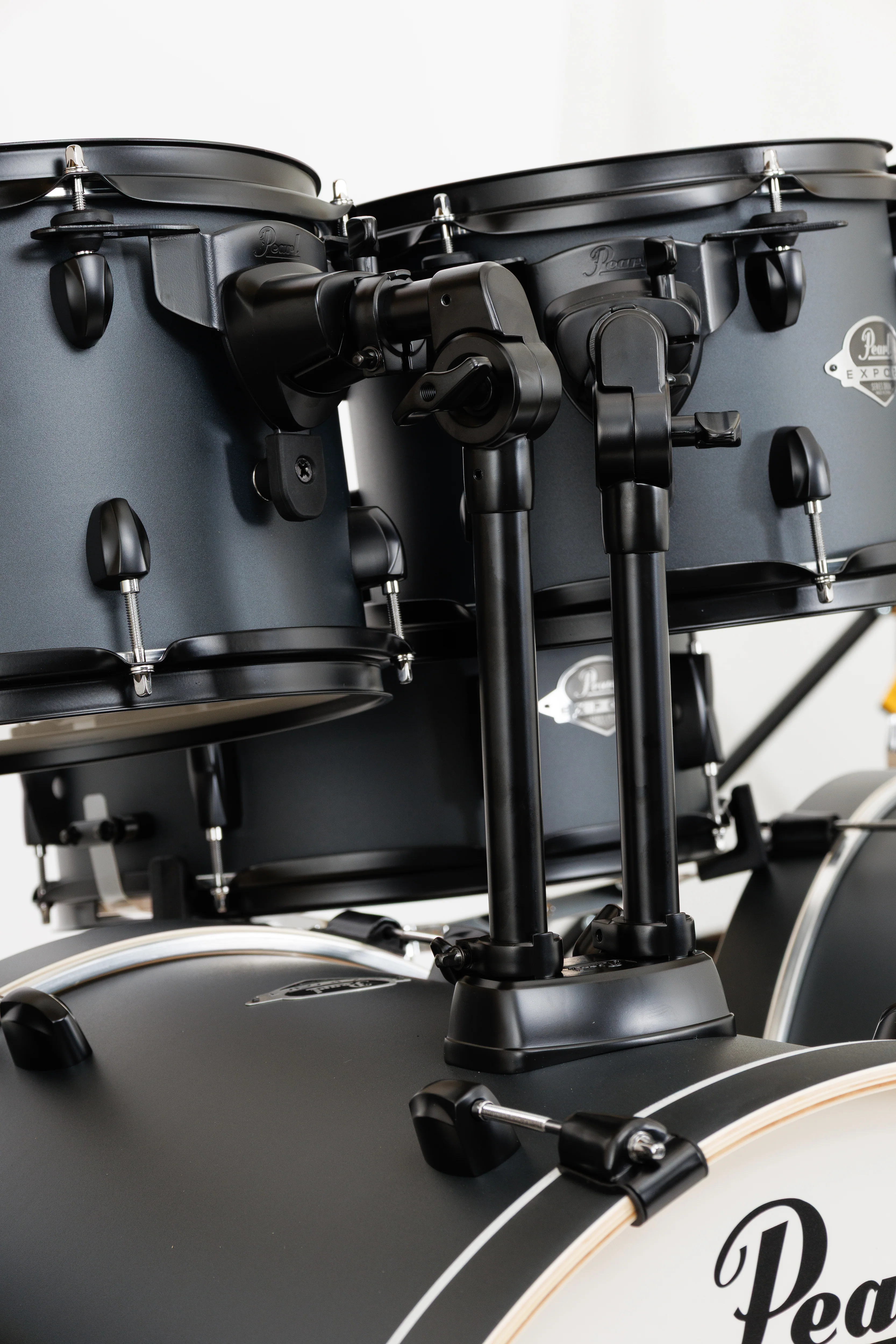 Pearl - Limited-Edition Export 8-Piece Drum Kit with Cymbals and HWP-834 Hardware Pack - Graphite Slate - EXX728SPNB866 - Image 3