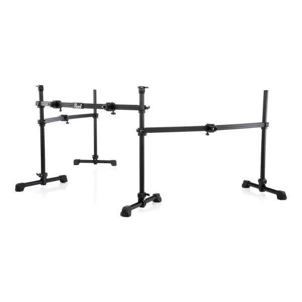 Pearl - Limited-Edition ICON Series 3-Sided Black Drum Rack, Curved - DR-513CB - Image 2