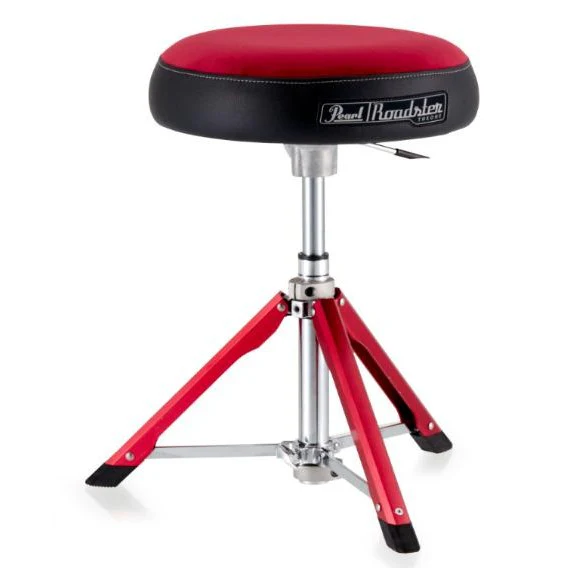 Pearl - Limited-Edition Roadster Multi-Core Gas Lift Drum Throne Red D-1500RGLSTR