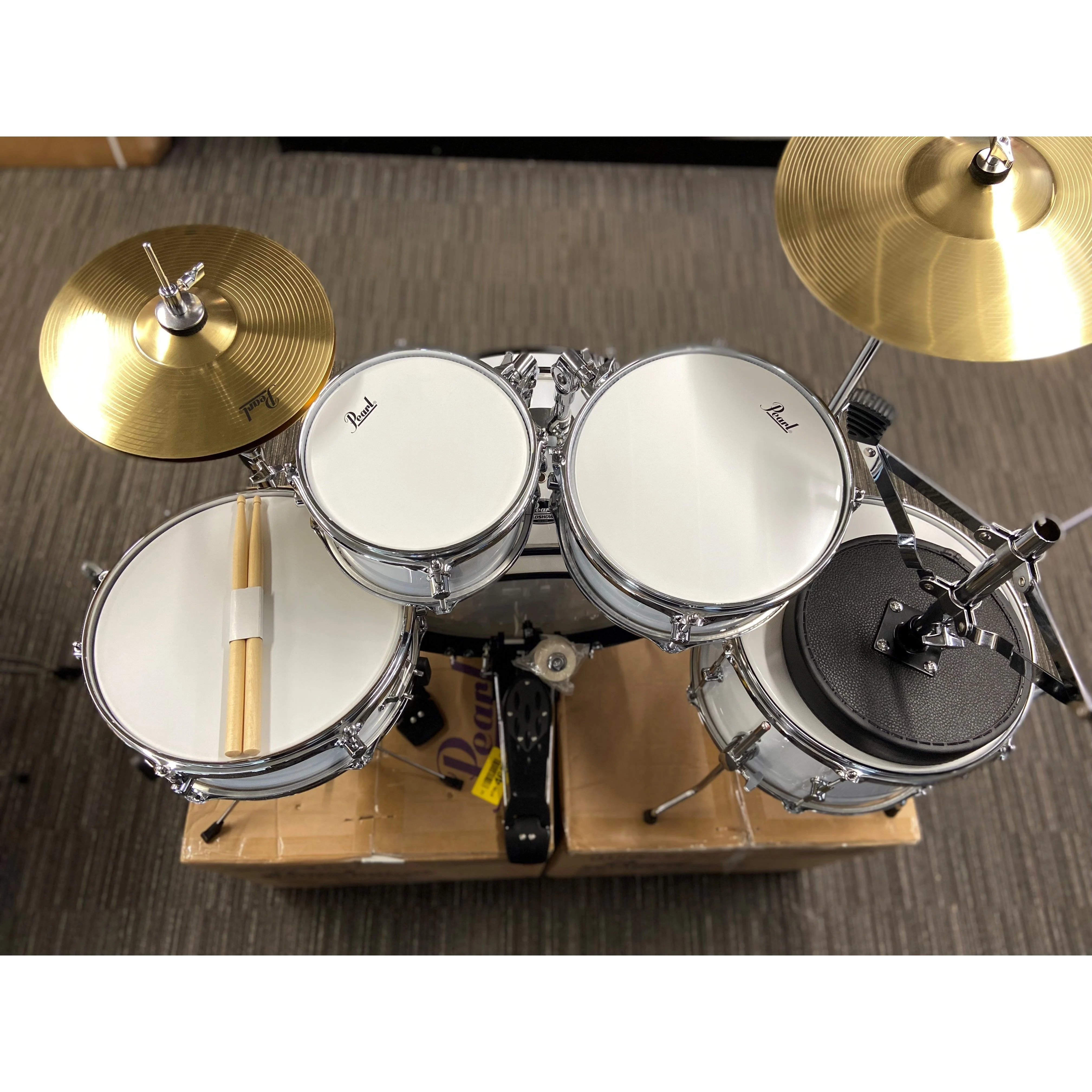 Pearl - Roadshow Junior RSJ465CC33 White Cymbal, Hardware and Throne included - Image 2