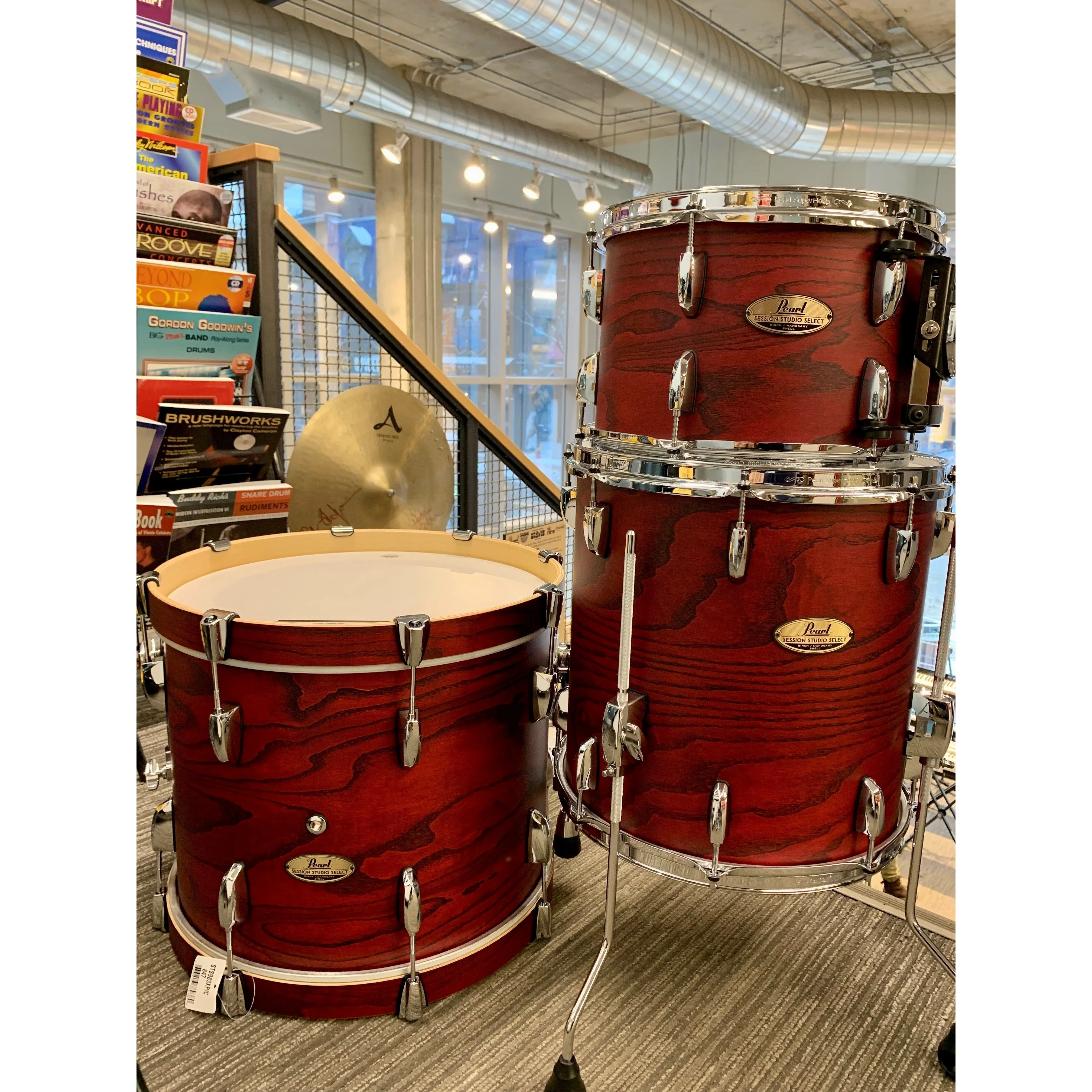 Pearl - Session Studio Select 3-Piece Shell Pack Scarlet Ash STS983XPC847 - Image 2