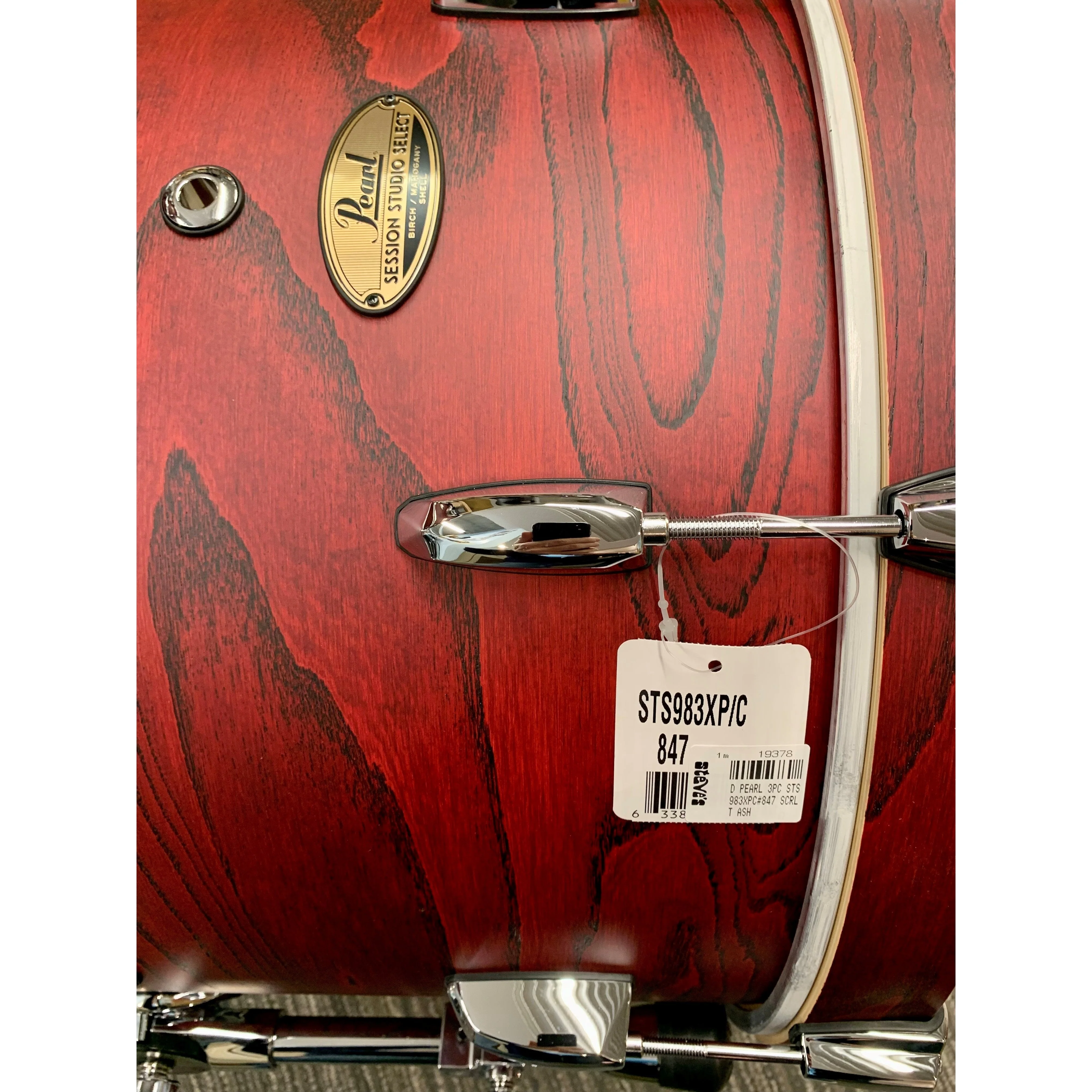 Pearl - Session Studio Select 3-Piece Shell Pack Scarlet Ash STS983XPC847 - Image 4