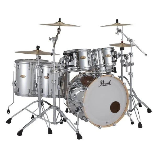 Pearl - Session Studio Select Series 4-piece Drum Shell Pack, Mirror Chrome - STS924XSPC426 - Image 2