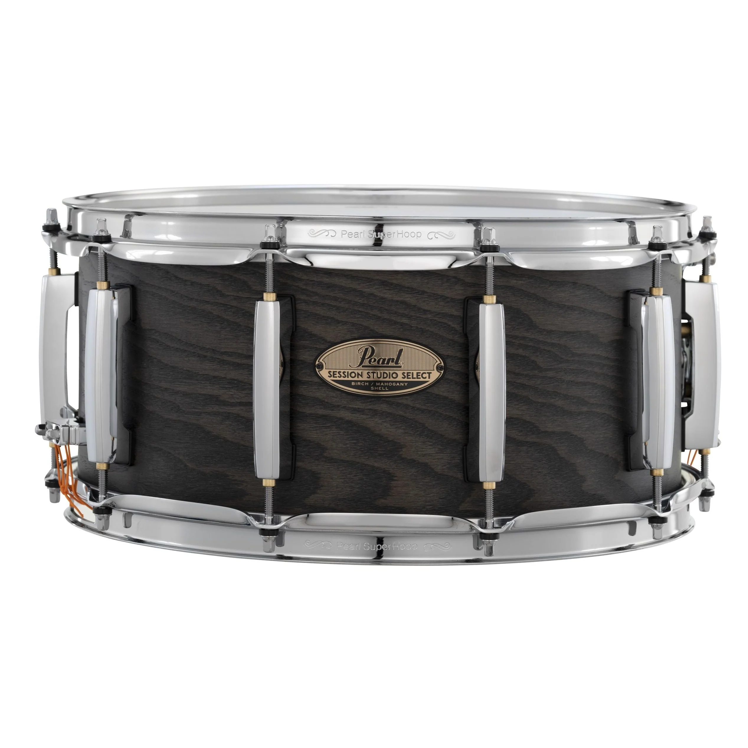 Pearl - Session Studio Select Snare 6.5x14 Black Satin Ash STS1465SC852 - Image 2