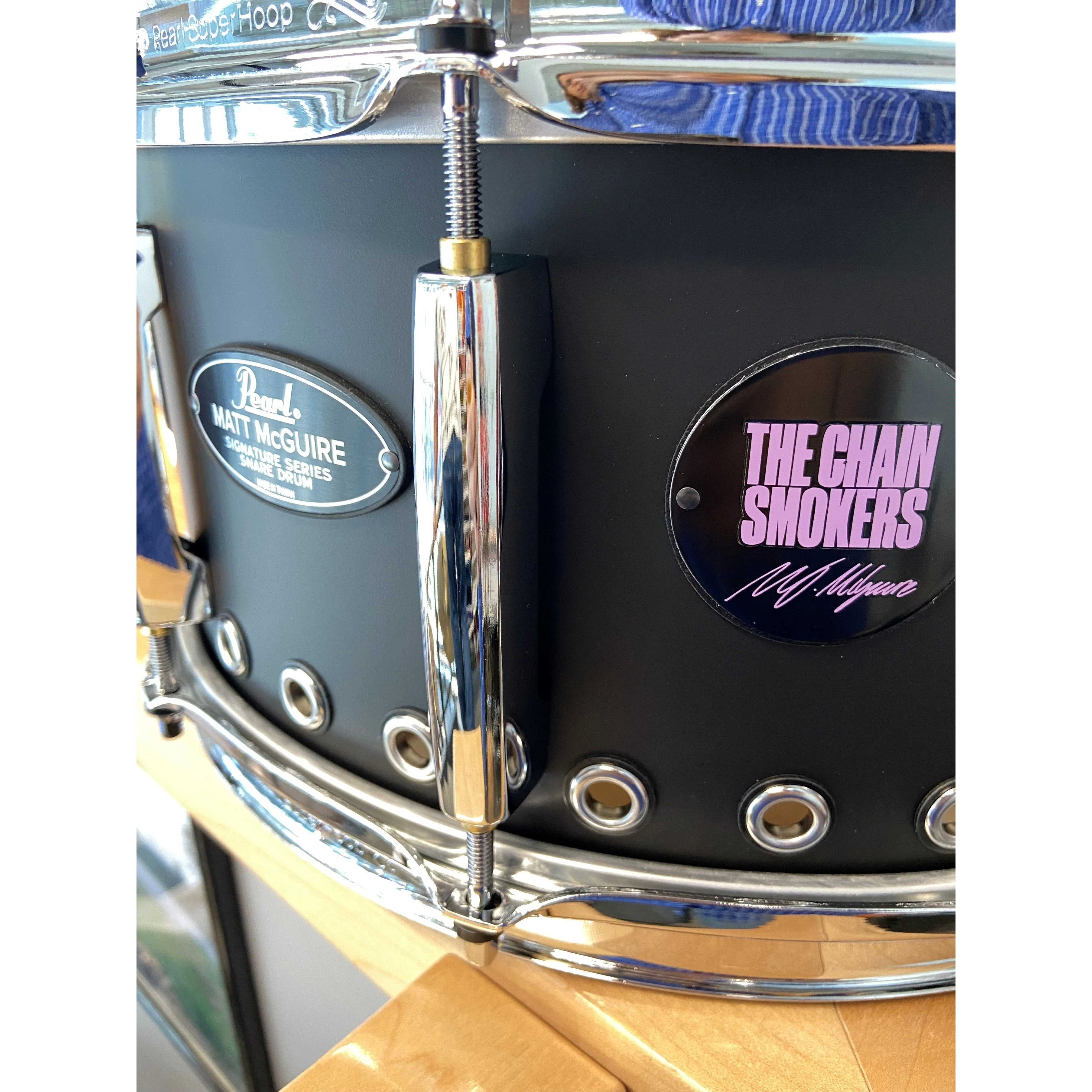 Pearl - Signature Snare Matt Mcguire 6.5X14 Powder Coated Steel MM1465S/C - Image 3