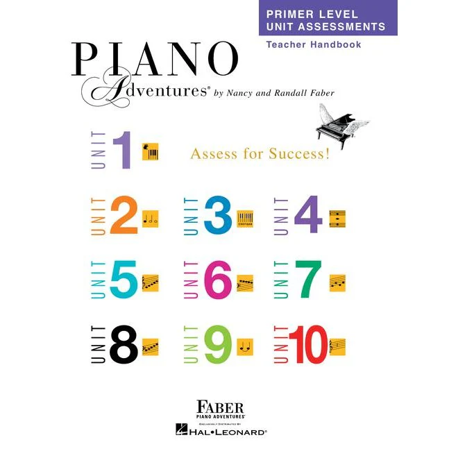Piano Adventures - Primer Level Unit Assessments Teacher Handbook