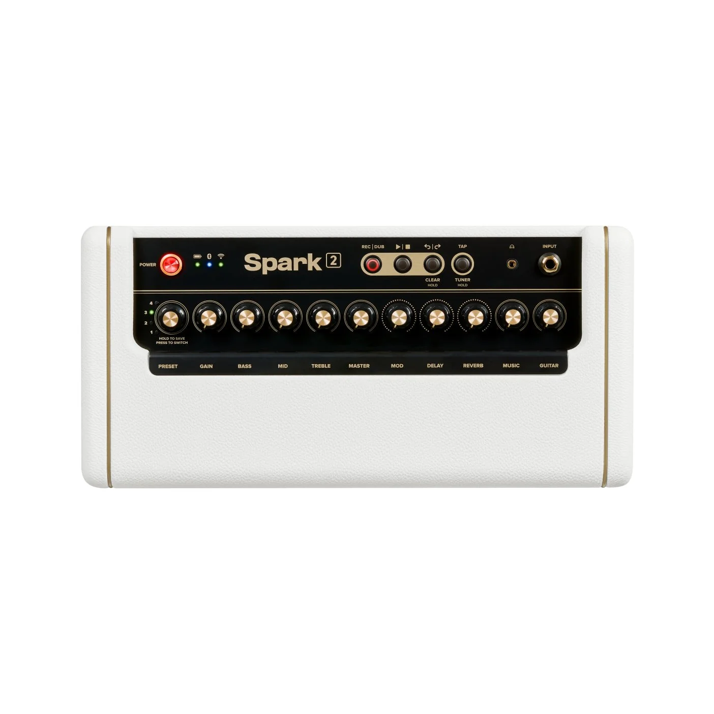 Positive Grid - Spark 2 - 50-Watt Guitar Practice Amp & Bluetooth Speaker - Pearl - Image 9