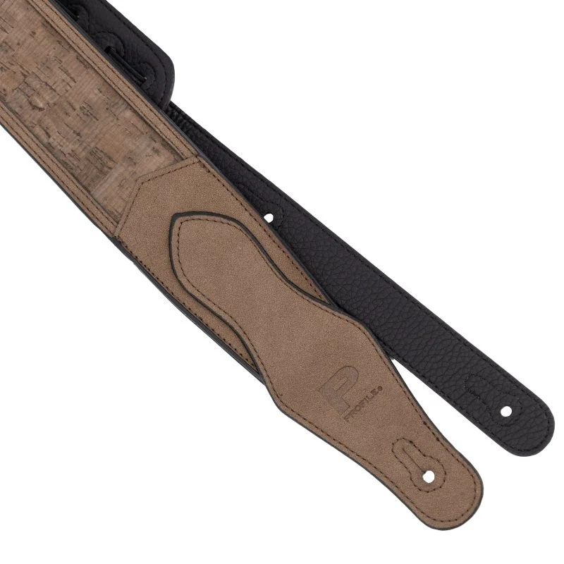 Profile - 2.5" Leather Padded Strap - Brown Cork - PGS-GL-4000-BR - Image 4