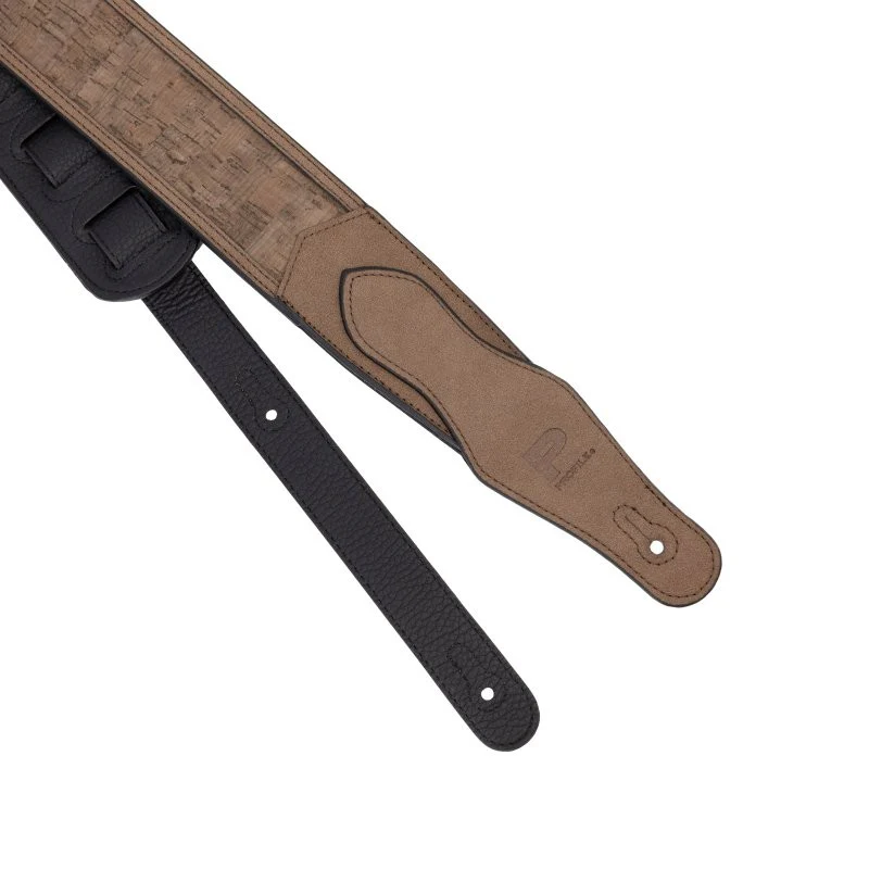 Profile - 2.5" Leather Padded Strap - Brown Cork - PGS-GL-4000-BR - Image 6