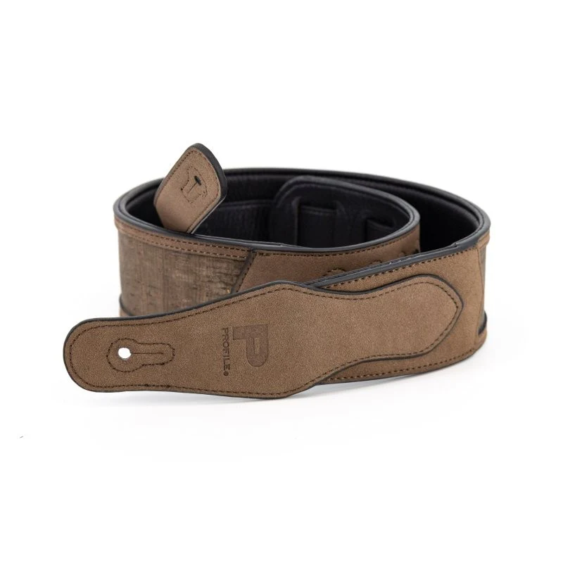 Profile - 2.5" Leather Padded Strap - Brown Cork - PGS-GL-4000-BR - Image 7