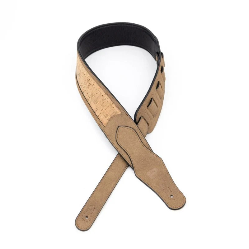 Profile - 2.5" Leather Padded Strap - Tan Cork - PGS-GL-4000-TN - Image 2