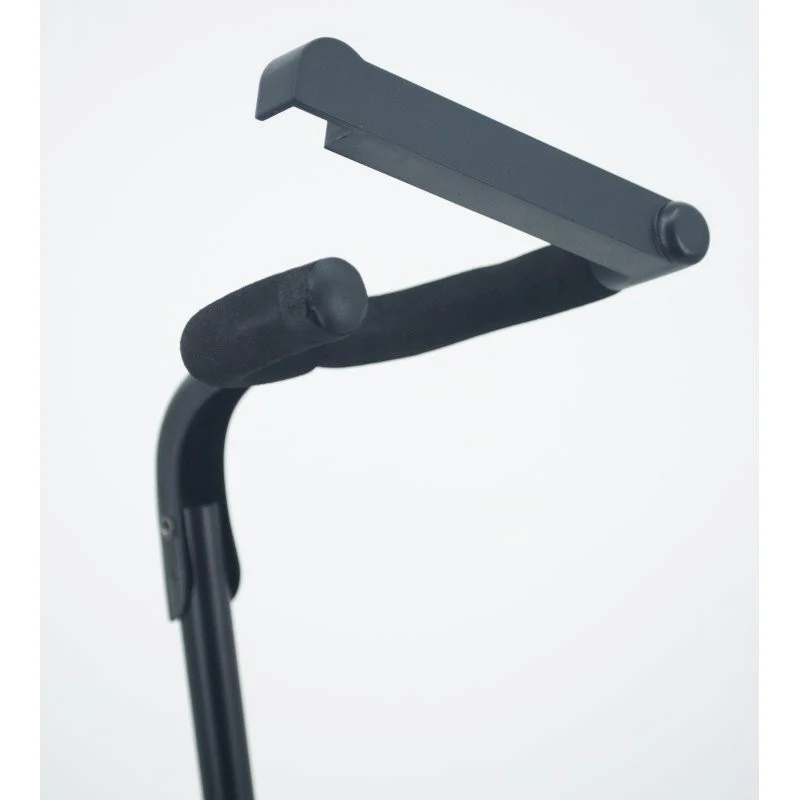 Profile - Black Guitar Stand With Rubber Padded Neck Support - GS450 - Image 5