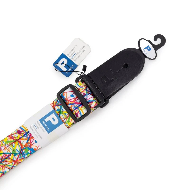 Profile - Terylene Multi-Colour Paint Splash Printed Strap - PGS-AS-1000-MC - Image 10