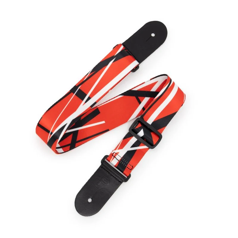 Profile - Terylene - Red Black White Stripe Printed Strap - PGS-NY-EVH-RBW - Image 3