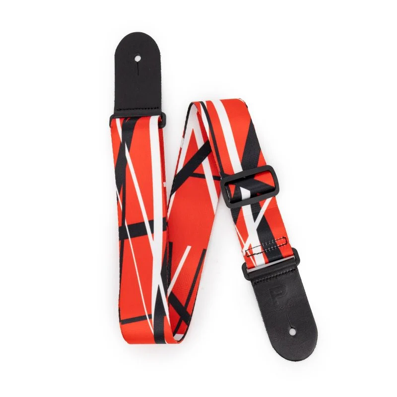 Profile - Terylene - Red Black White Stripe Printed Strap - PGS-NY-EVH-RBW - Image 5