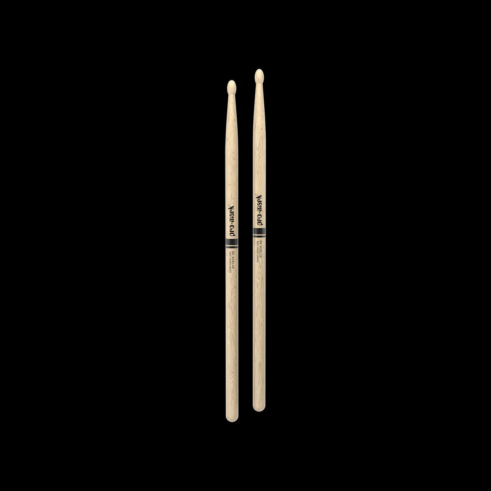 Promark - Classic Attack 5B Shira Kashi Oak Drumstick, Oval Wood Tip, 4-Pack - PW5BW-4P - Image 3