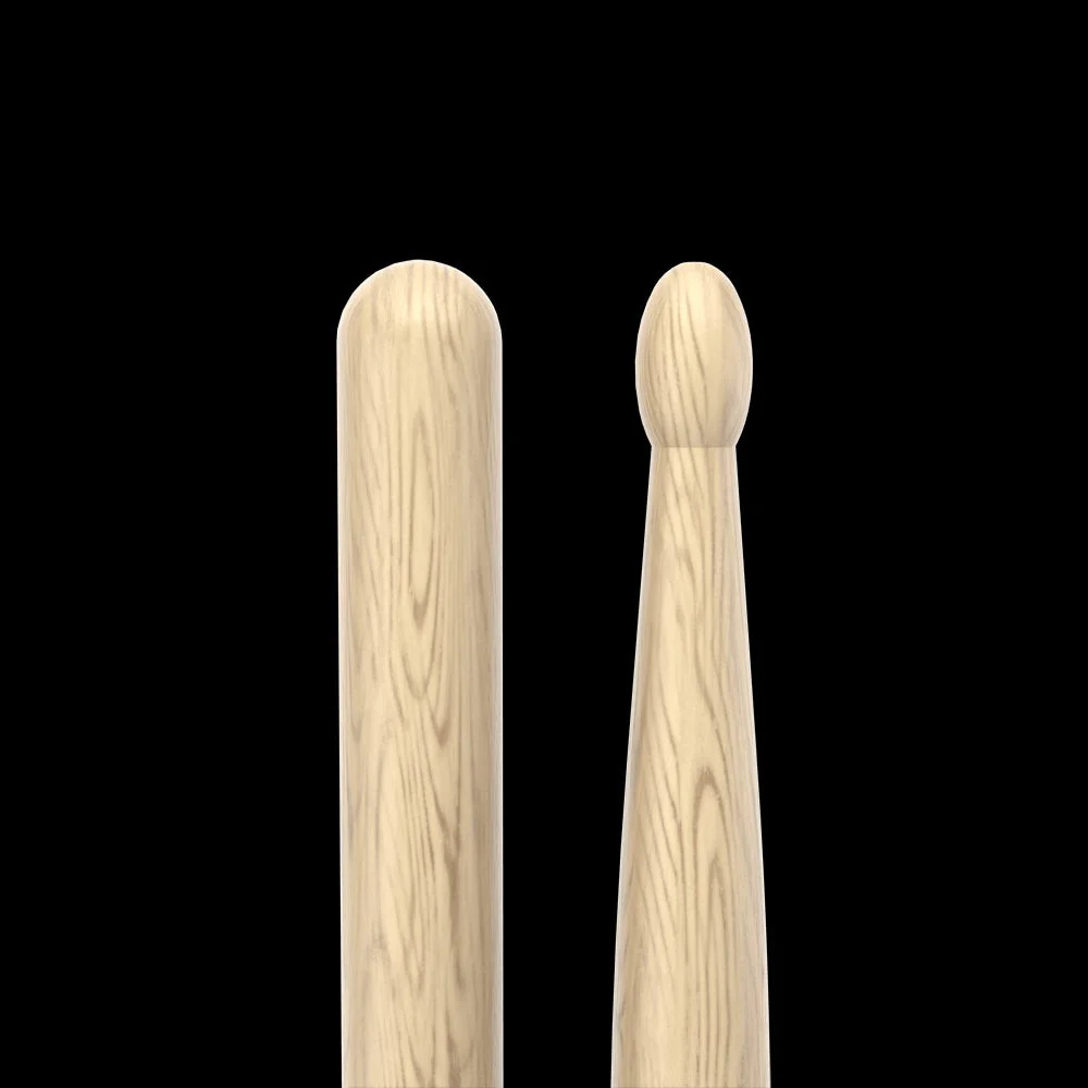 Promark - Classic Attack 5B Shira Kashi Oak Drumstick, Oval Wood Tip, 4-Pack - PW5BW-4P - Image 4