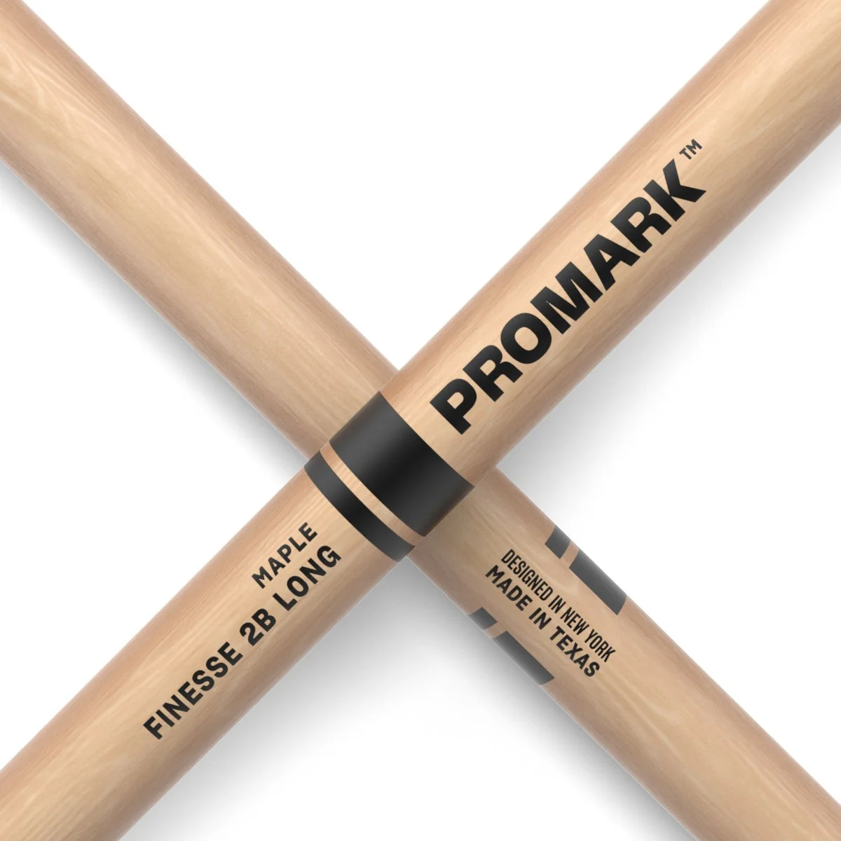 Promark - Finesse 2B Maple Long Round Tip Drumstick | RBM625LRW - Image 3