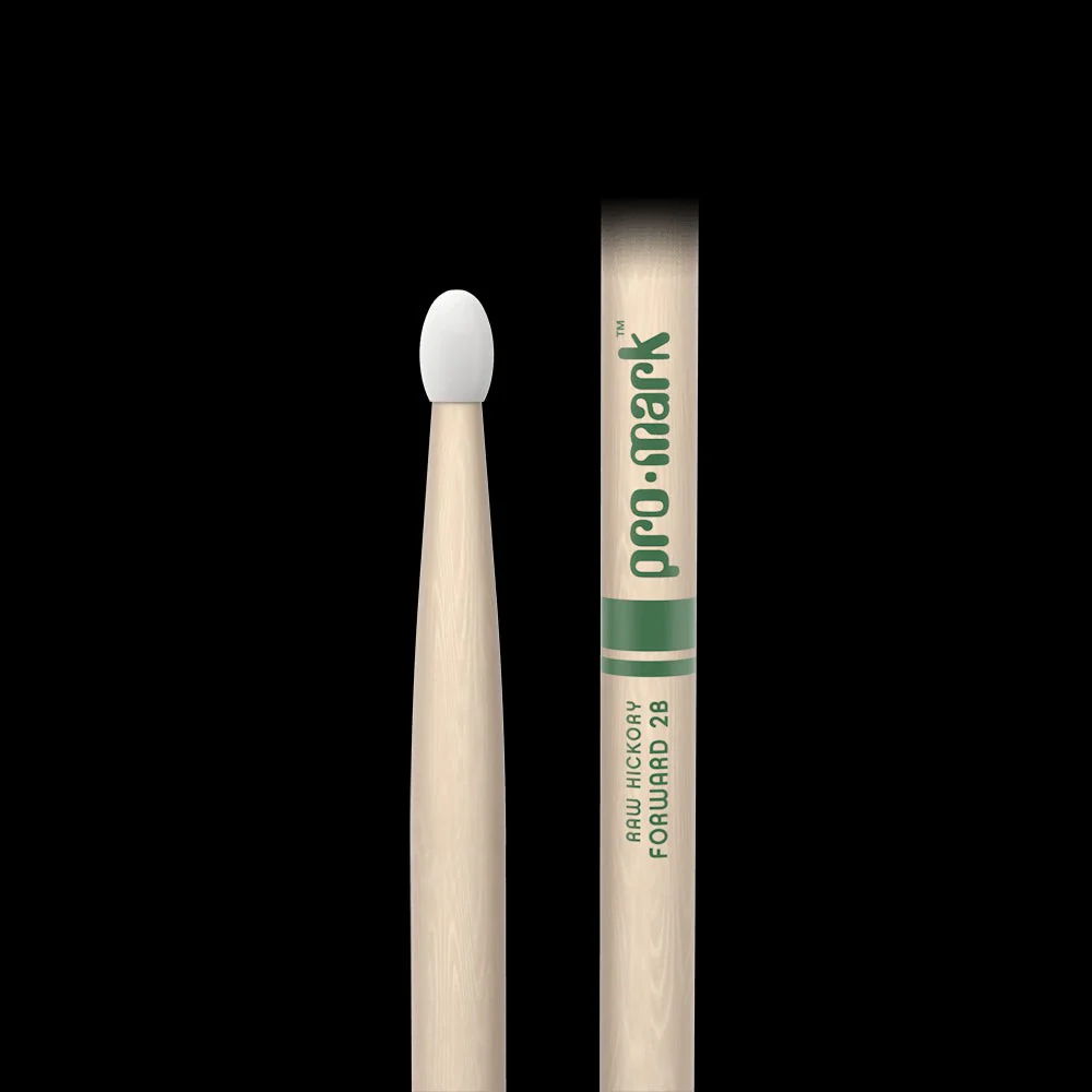 Promark - Hickory 2B "The Natural" Nylon Tip drumstick   TXR2BN - Image 2