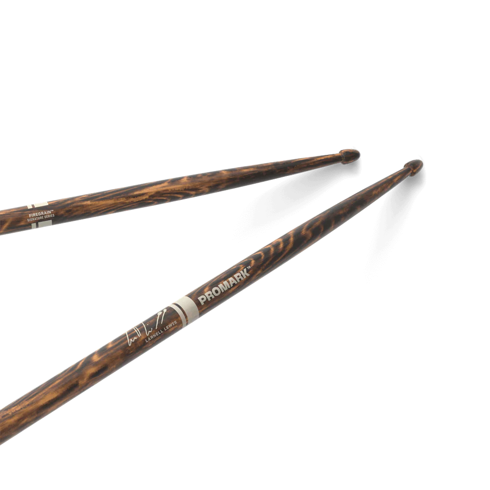Promark - Larnell Lewis Signature FireGrain Hickory Drumstick, Wood Tip - RBLLW-FG - Image 5