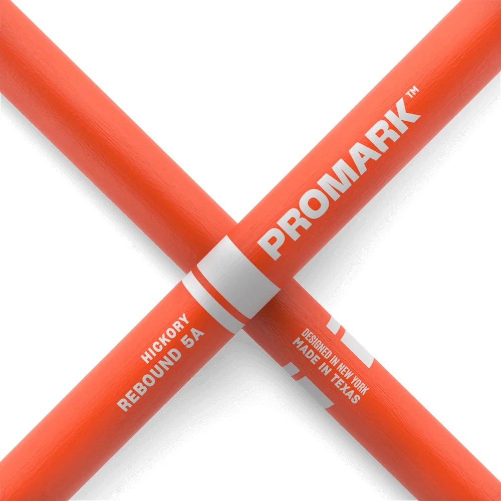 Promark - Rebound 5A Painted Hickory RBH565AW-ORANGE - Image 5