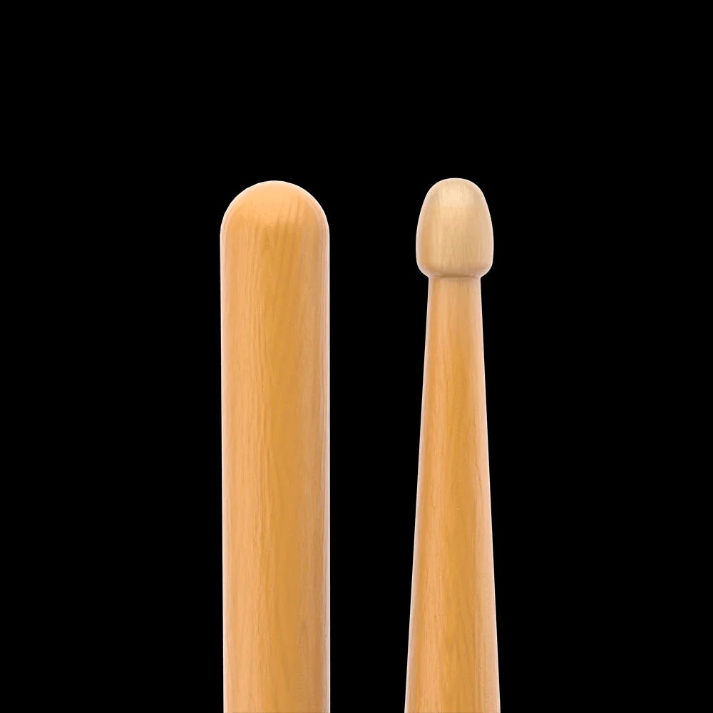 Promark - Rebound 5B ActiveGrip Clear Hickory Drumstick, Acorn Wood Tip - R5BAGC - Image 4