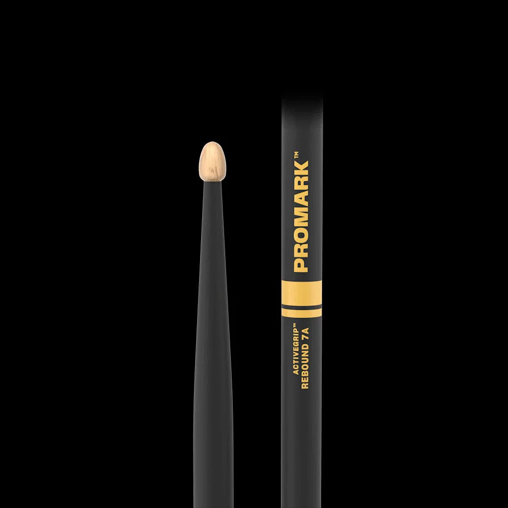 Promark - Rebound 7A ActiveGrip Hickory Drumstick, Acorn Wood Tip - R7AAG - Image 4