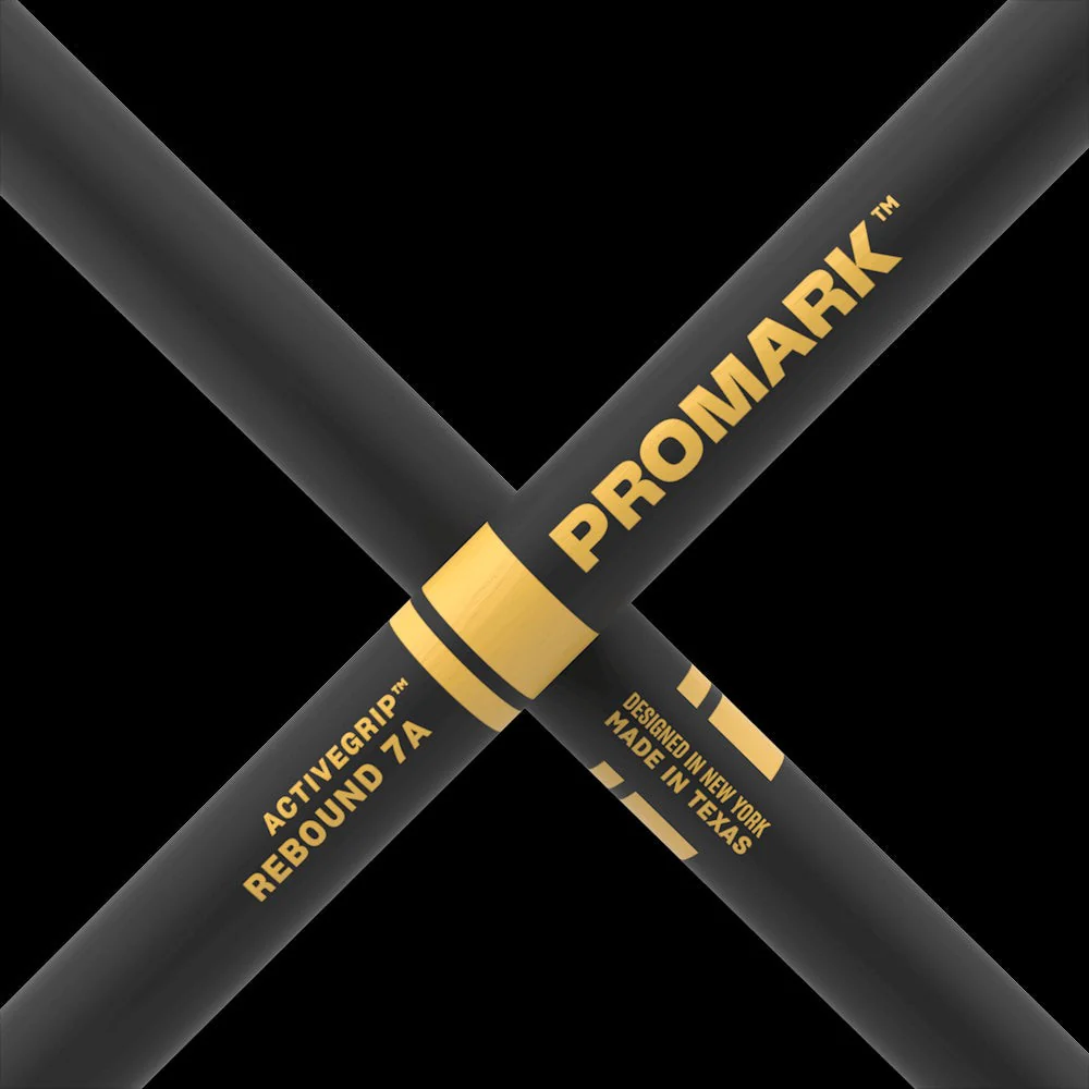 Promark - Rebound 7A ActiveGrip Hickory Drumstick, Acorn Wood Tip - R7AAG - Image 5