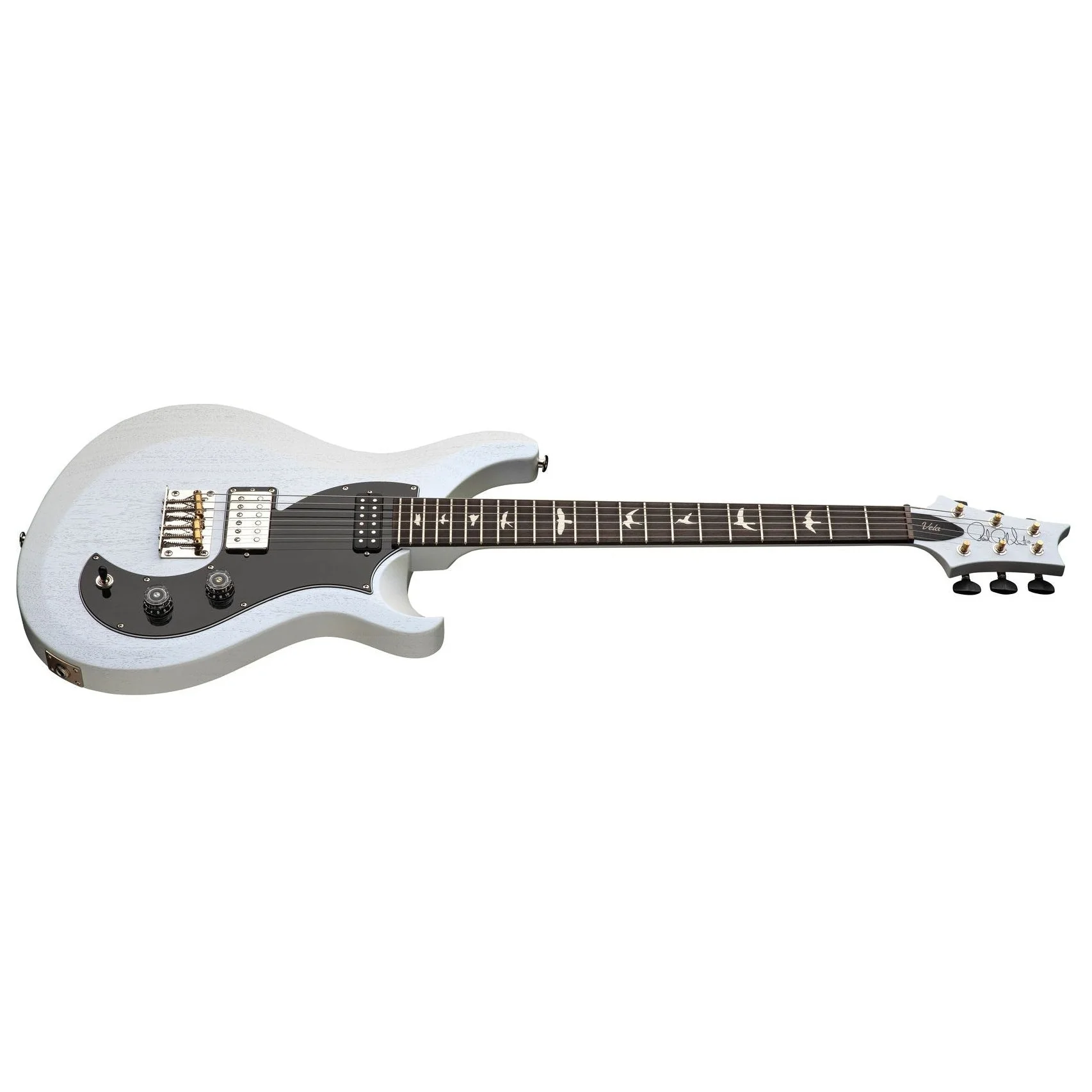 PRS - S2 Vela Satin Electric Guitar - 2025 - Pearl White - Image 2