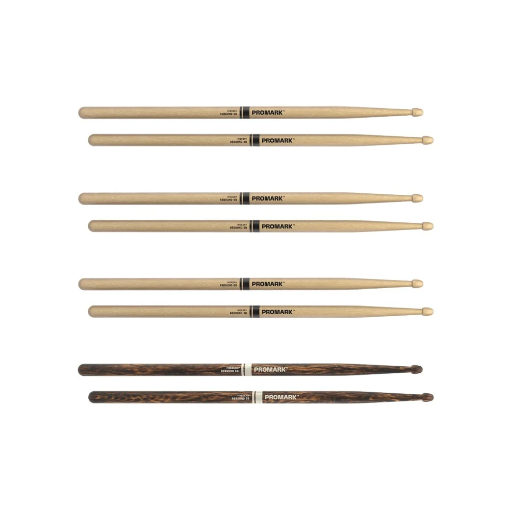 Promark - REBOUND 5B Lacquered Hickory  4-Pack - Image 2