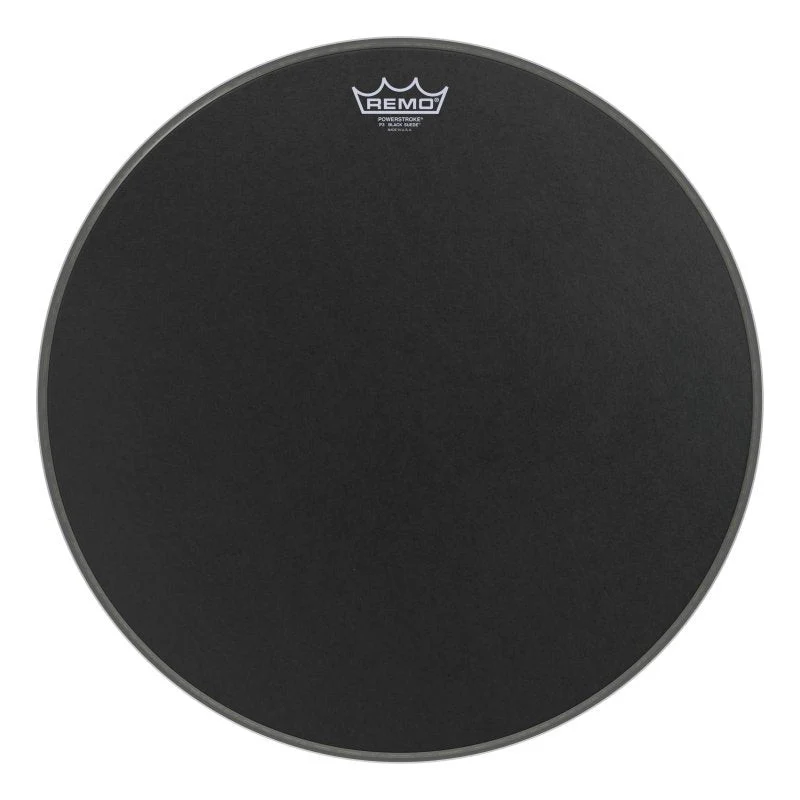 Remo - 20" Powerstroke P3 Black Suede Bass Drumhead - P3-1820-ES