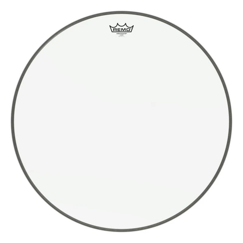 Remo - Ambassador Clear Bass Drum Head - 22 Inch - BR-1322-00