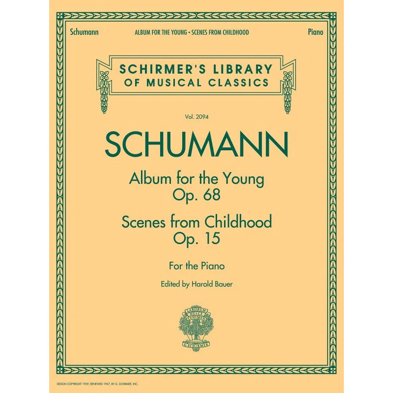R. Schumann - Album for the Young Op. 68 & Scenes from Childhood Op. 15 - For the Piano