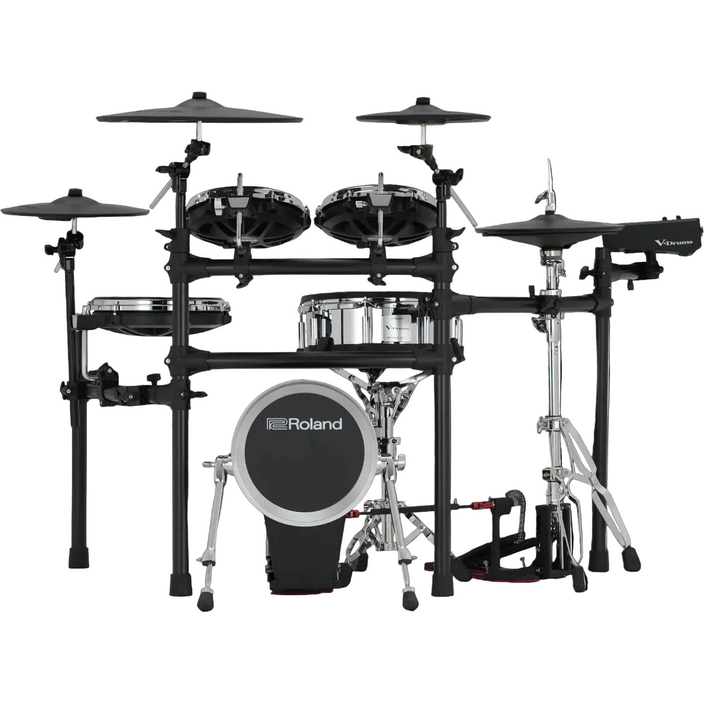 Roland - TD516-S - 5-Piece V-Drums 5 Series Kit with the Expandable V51 Module and Advanced Digital Pads