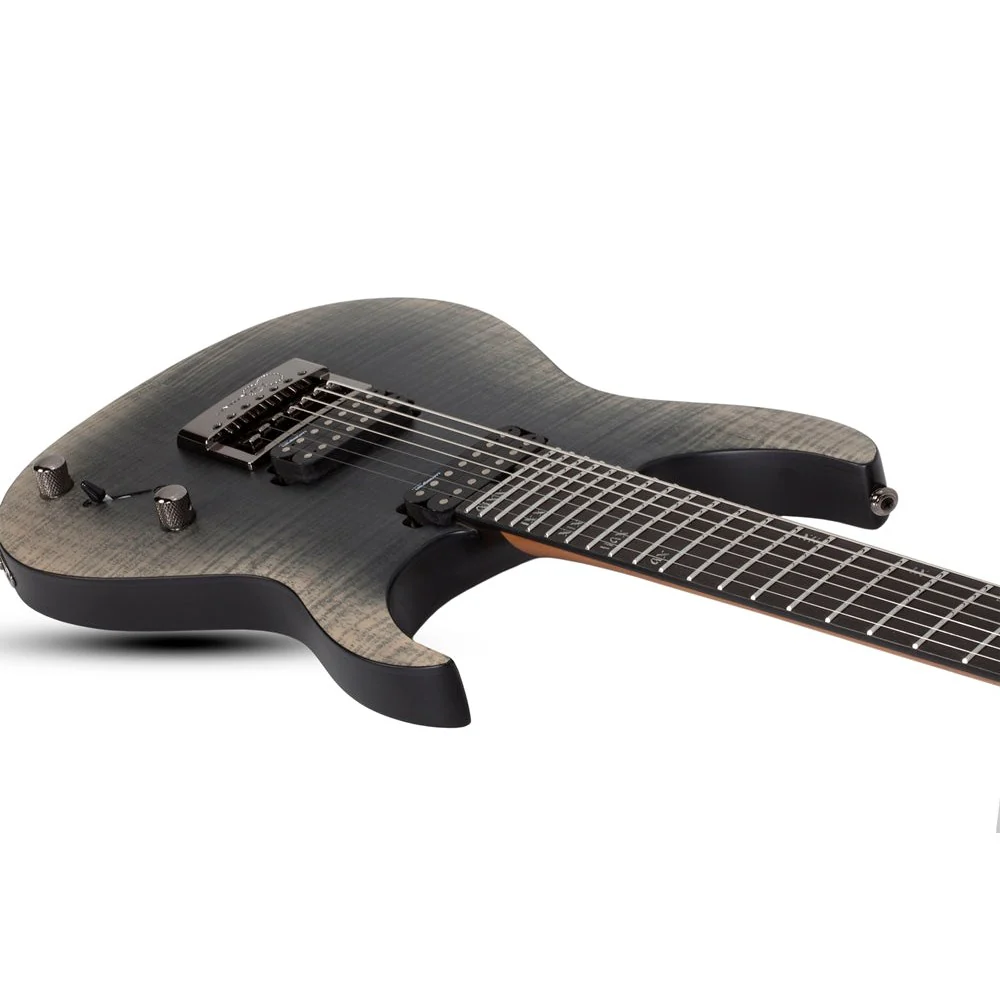 Schecter - Banshee Mach-7 7-String Evertune Electric Guitar - Fallout Burst Finish  - 1415-SHC - Image 3