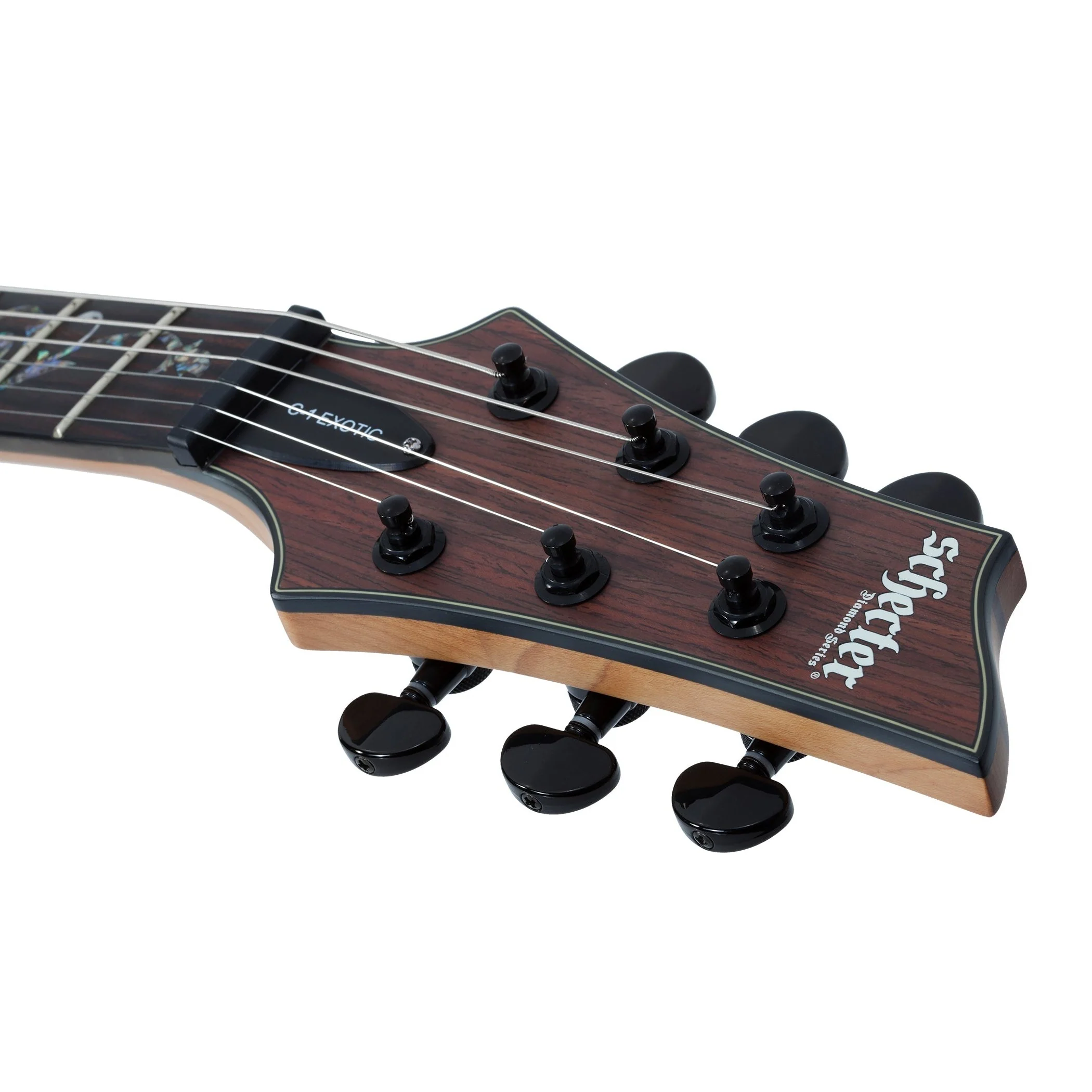 Schecter - C-1 Exotic Ebony Natural Satin (NS) 3337 - Image 6