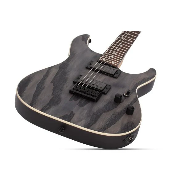 Schecter - C-1 Standard Electric Guitar, Black Fade Burst Burl - 3950-SHC - Image 10