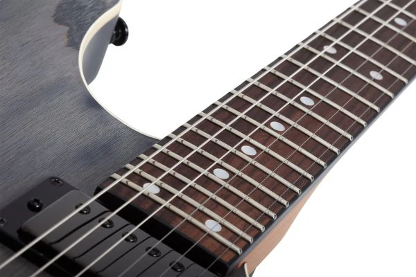 Schecter - C-1 Standard Electric Guitar, Black Fade Burst Burl - 3950-SHC - Image 11