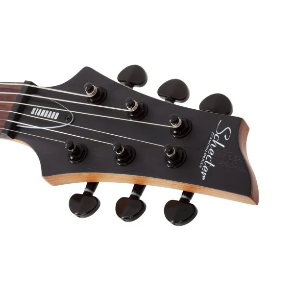 Schecter - C-1 Standard Electric Guitar, Black Fade Burst Burl - 3950-SHC - Image 2