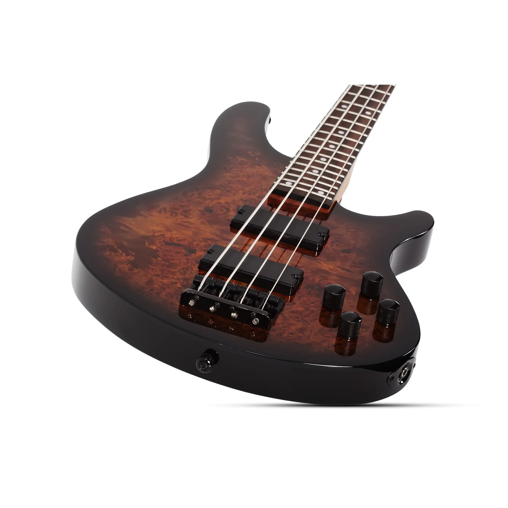 Schecter - C-4 Standard 4-String Electric Bass, Tobacco Burl
 - B 3970 - Image 3