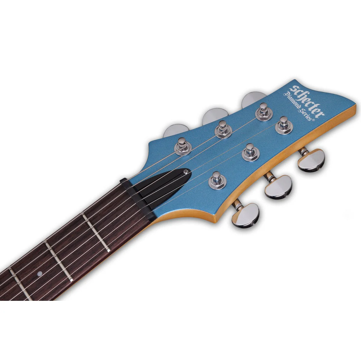Schecter - C-6 Deluxe Satin Metallic Light Blue 431 - Image 3